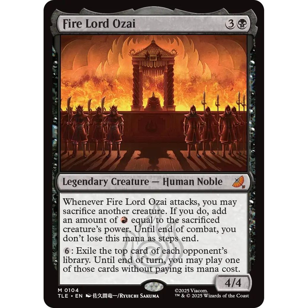 Image for Fire Lord Ozai (104) (TLE) - Magic: The Gathering