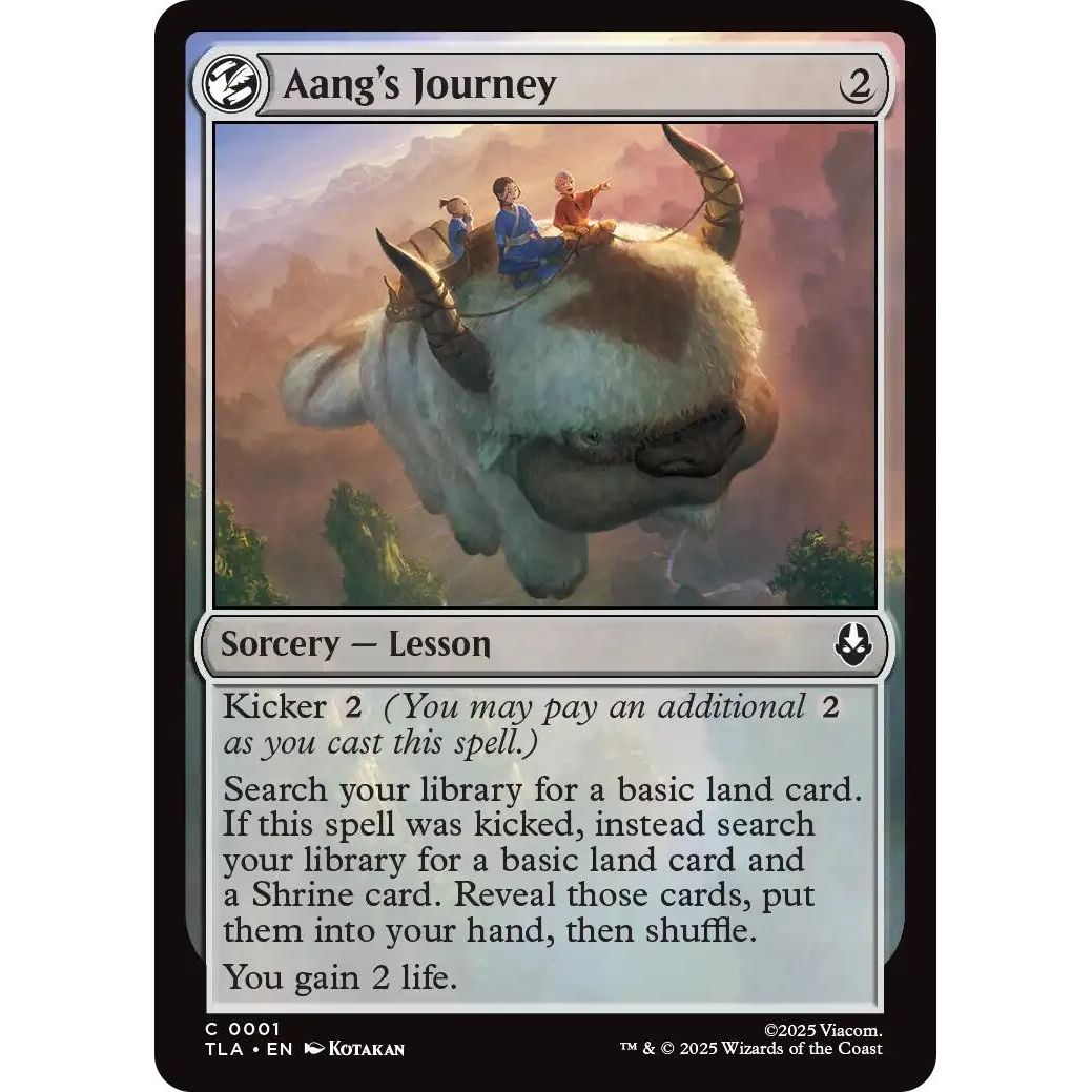 Image for Aang's Journey (1) (TLA) - Magic: The Gathering