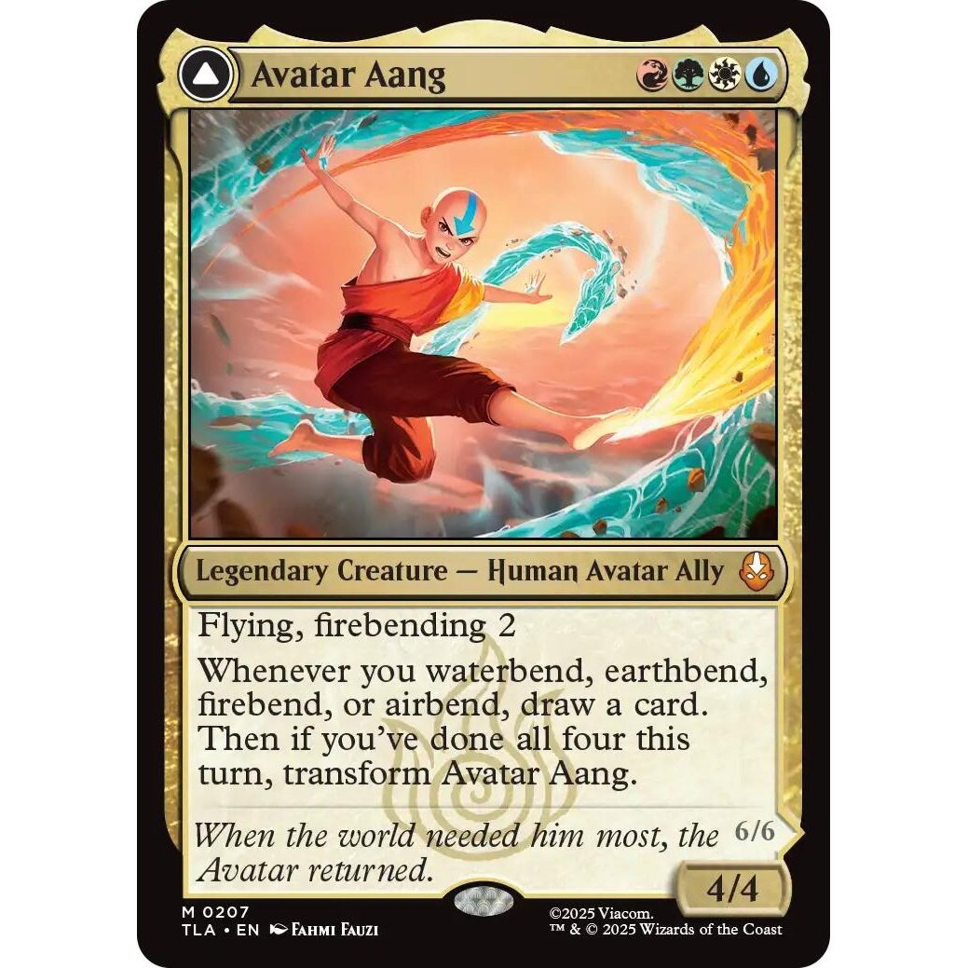Image for Avatar Aang (207) (TLA) - Magic: The Gathering