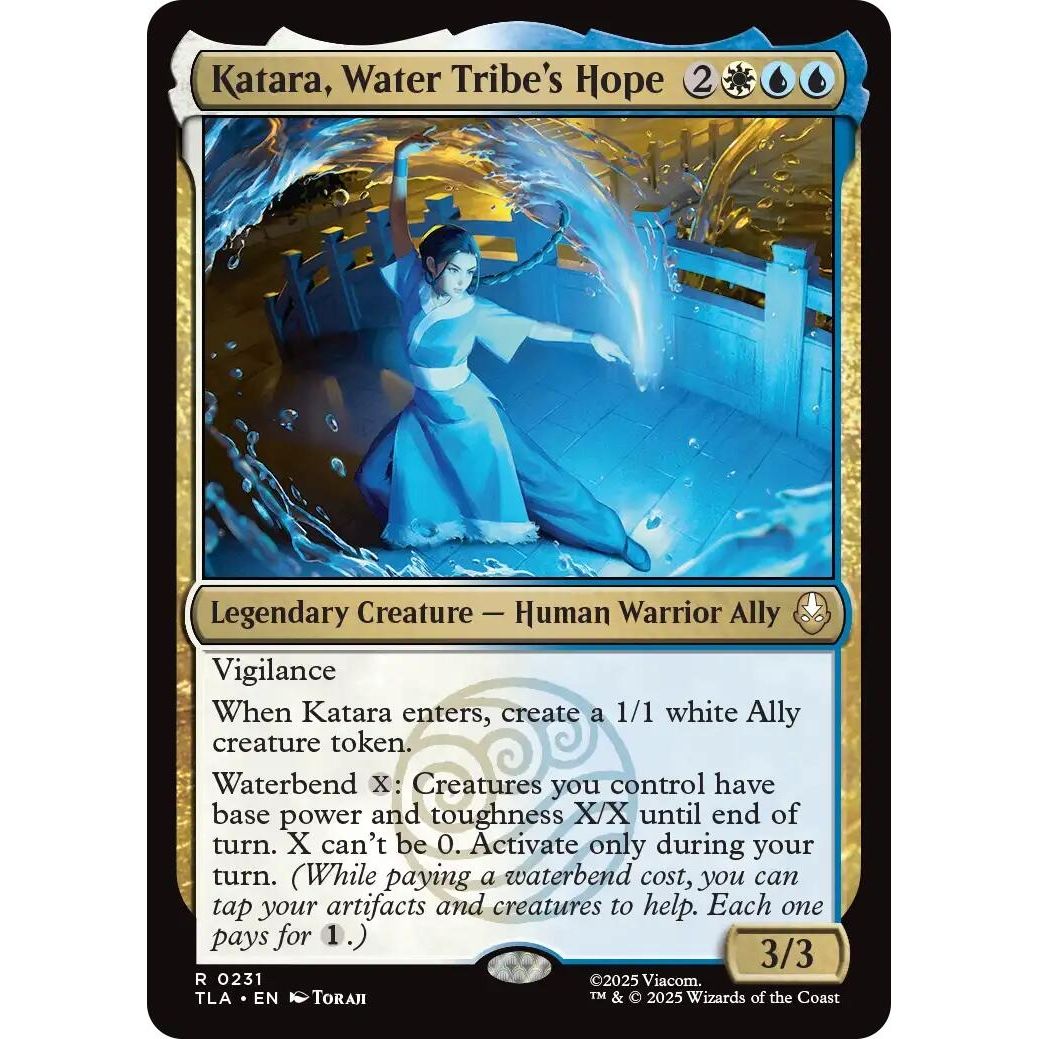 Image for Katara, Water Tribe's Hope (231) (TLA) - Magic: The Gathering