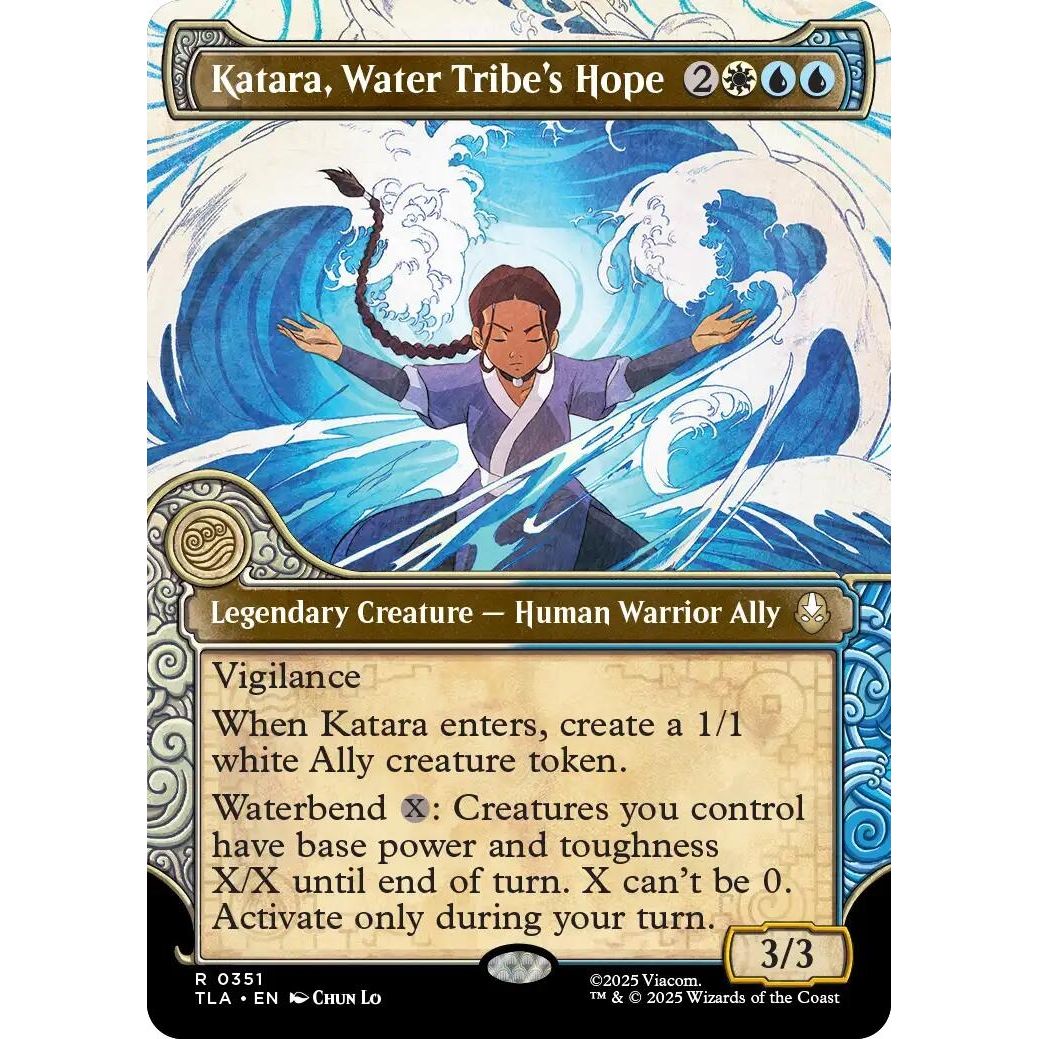 Image for Katara, Water Tribe's Hope (Showcase) (351) (TLA) - Magic: The Gathering