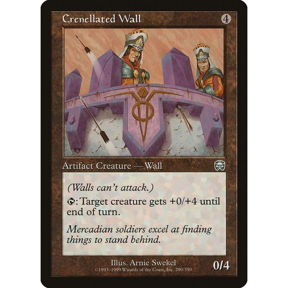 Image for Crenellated Wall (290) (MMQ) - Magic: The Gathering