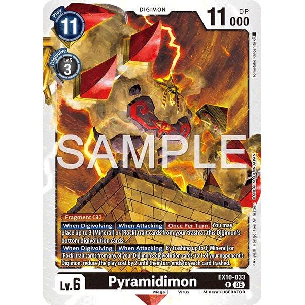 Image for Pyramidimon (EX10-033 R) (EX10) - Digimon Card Game