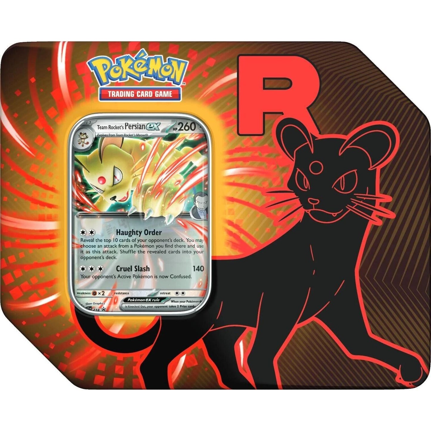 Image for Team Rocket Tin [Team Rocket's Persian ex] - Pokemon