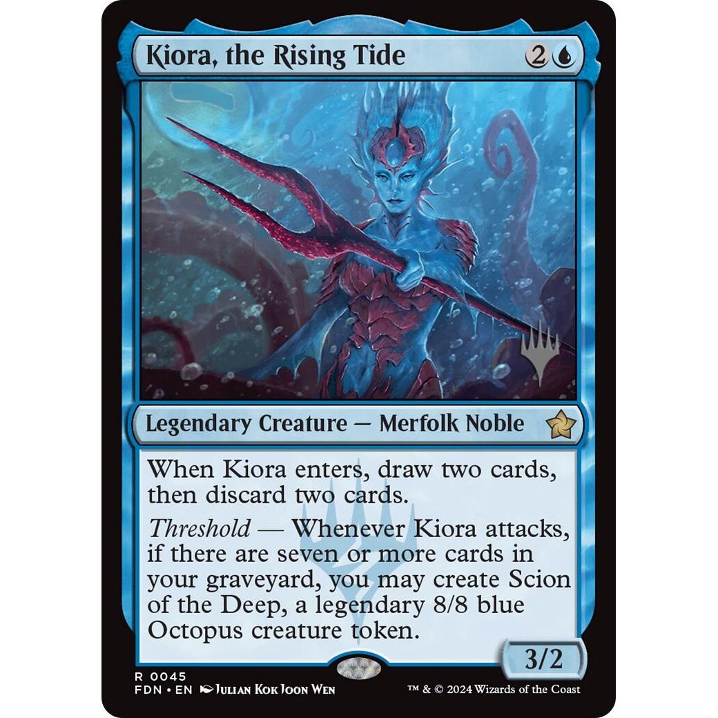 Image for Kiora, the Rising Tide (45) (PPEOE) - Magic: The Gathering