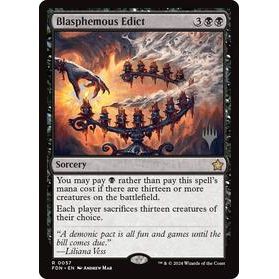Blasphemous Edict - Magic: The Gathering — Promo Pack Edge of Eternities (187)