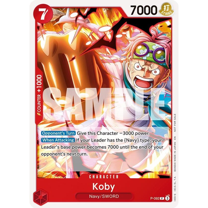 Image for Koby (OP12 Release Event) (P-092) (OP-PR) - One Piece Card Game