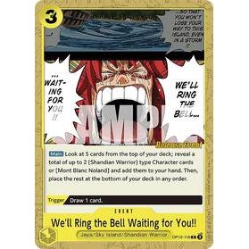 We'll Ring the Bell Waiting for You!! - One Piece — Legacy of the Master Release Event Cards (002)