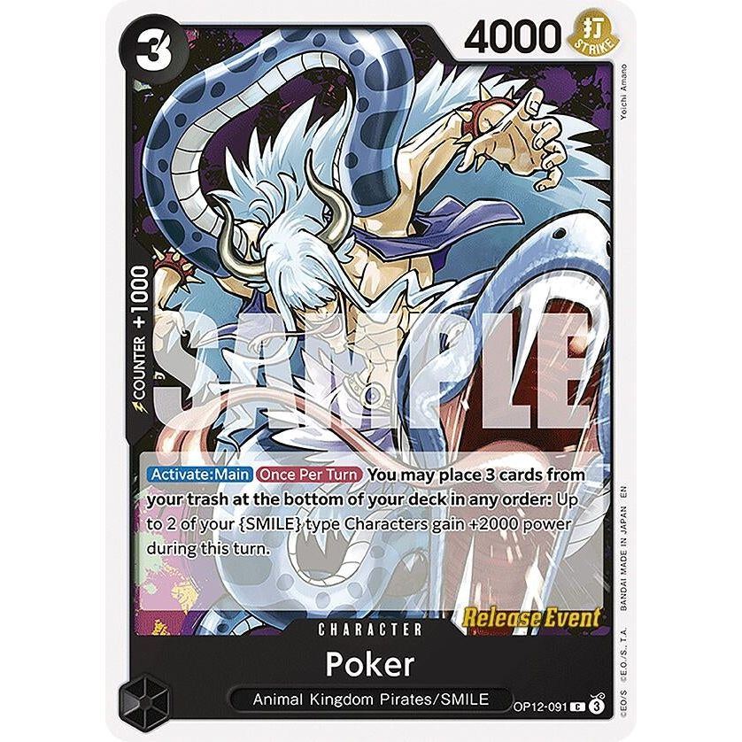 Image for Poker (OP12-091) (OP12 RE) - One Piece Card Game