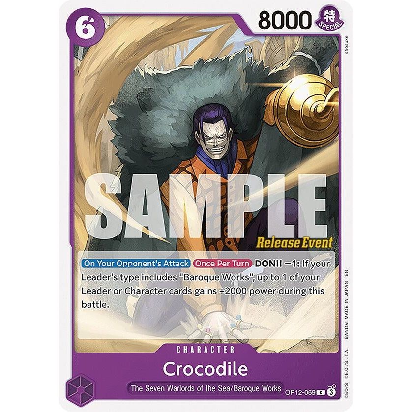 Image for Crocodile (OP12-069) (OP12 RE) - One Piece Card Game