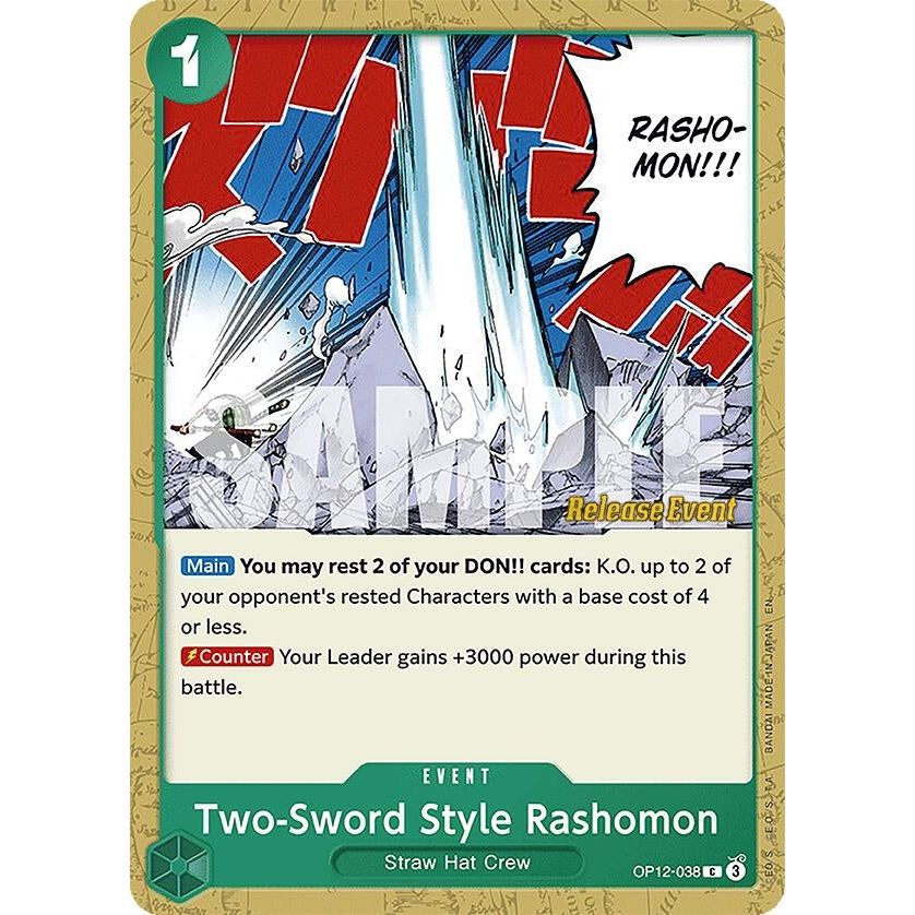 Image for Two-Sword Style Rashomon (OP12-038) (OP12 RE) - One Piece Card Game