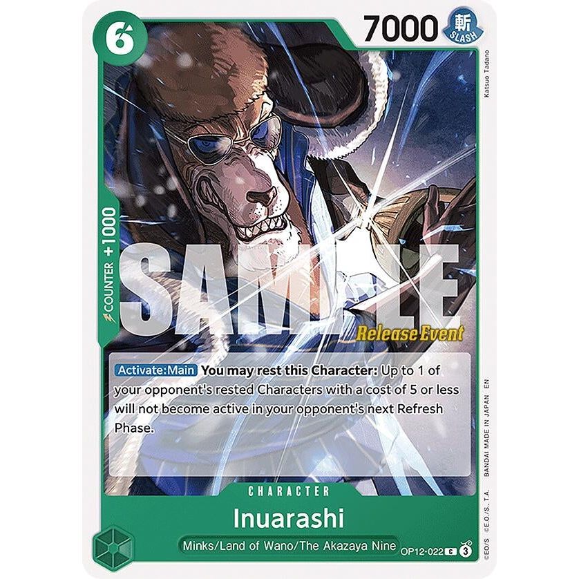 Image for Inuarashi (OP12-022) (OP12 RE) - One Piece Card Game