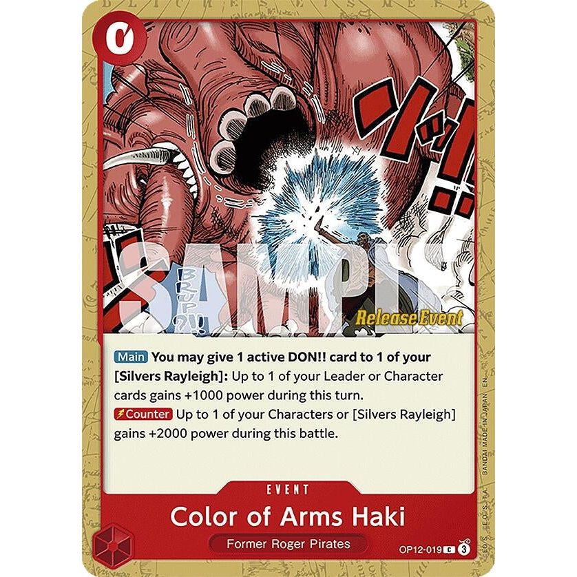 Image for Color of Arms Haki (OP12-019) (OP12 RE) - One Piece Card Game