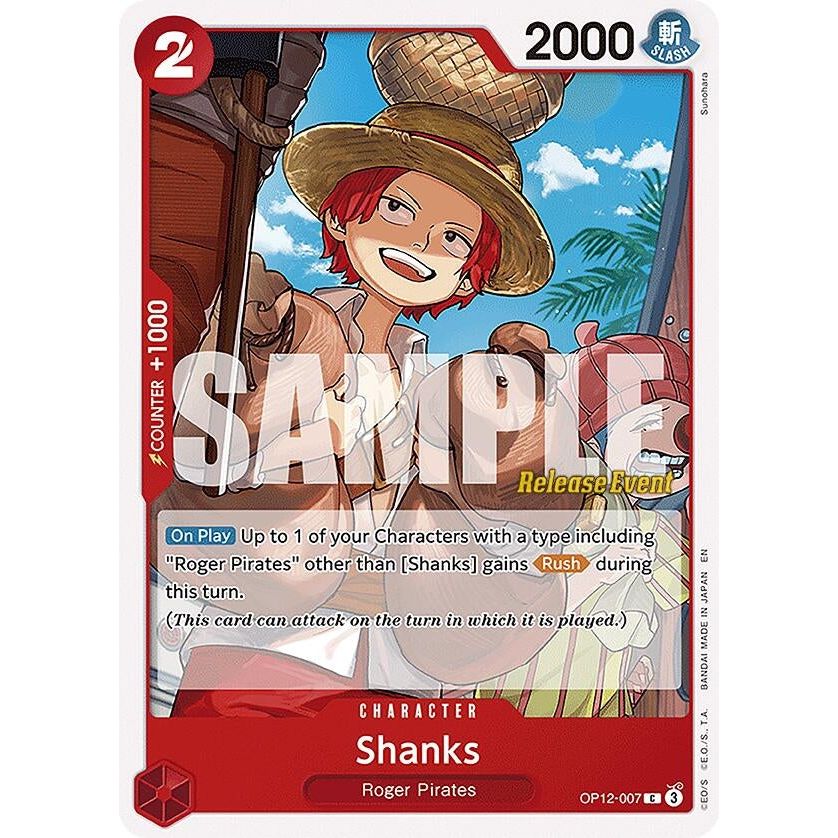 Image for Shanks (007) (OP12-007) (OP12 RE) - One Piece Card Game