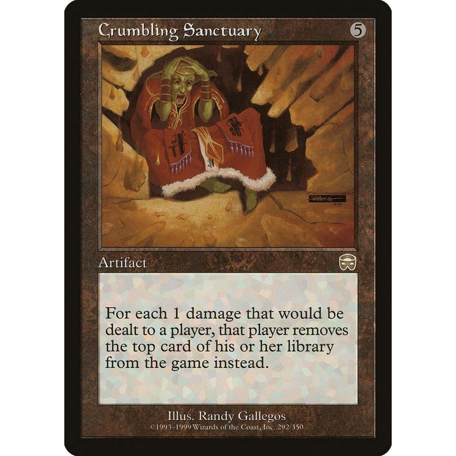 Image for Crumbling Sanctuary (292) (MMQ) - Magic: The Gathering