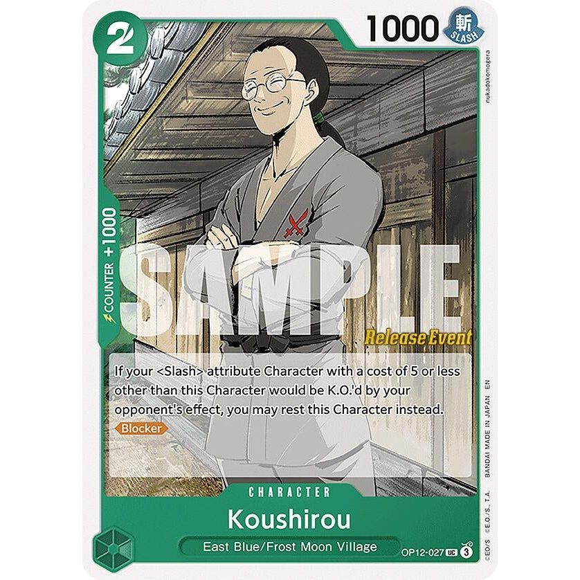 Image for Koushirou (OP12-027) (OP12 RE) - One Piece Card Game