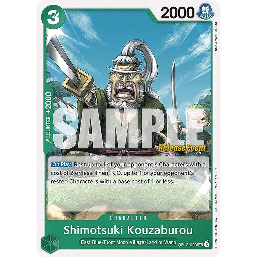 Image for Shimotsuki Kouzaburou (OP12-029) (OP12 RE) - One Piece Card Game