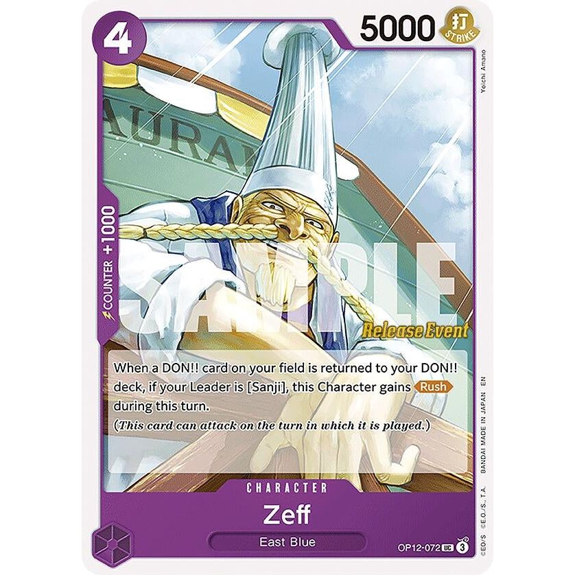 Image for Zeff (OP12-072) (OP12 RE) - One Piece Card Game