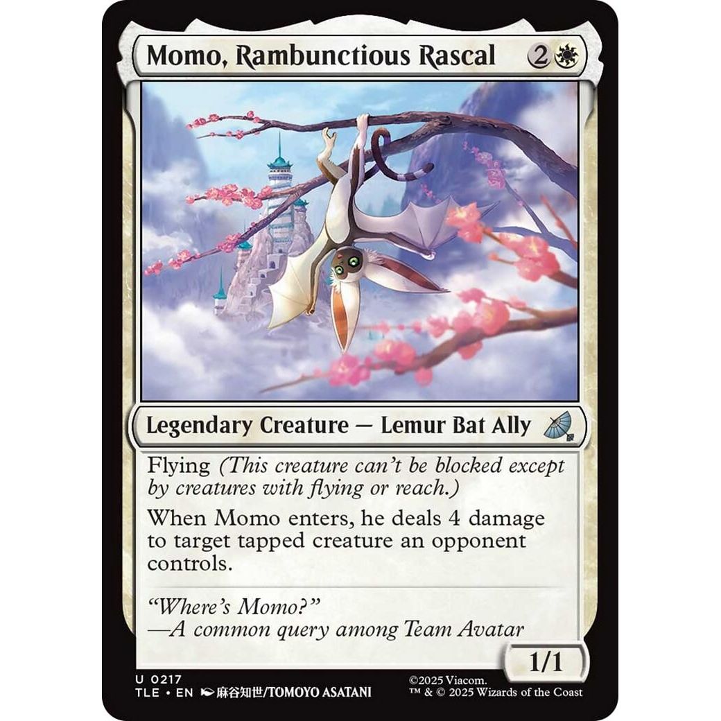 Image for Momo, Rambunctious Rascal (217) (TLE) - Magic: The Gathering