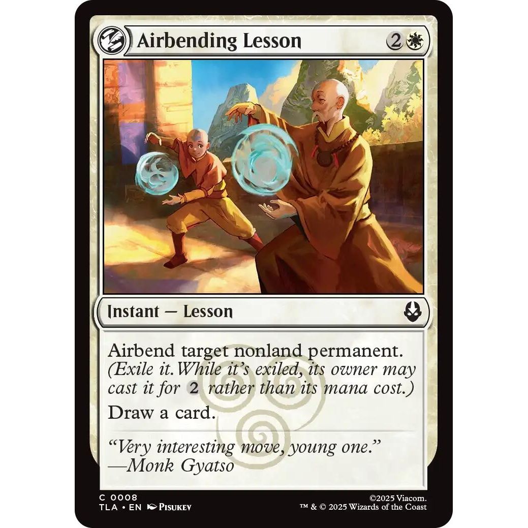 Image for Airbending Lesson (8) (TLA) - Magic: The Gathering