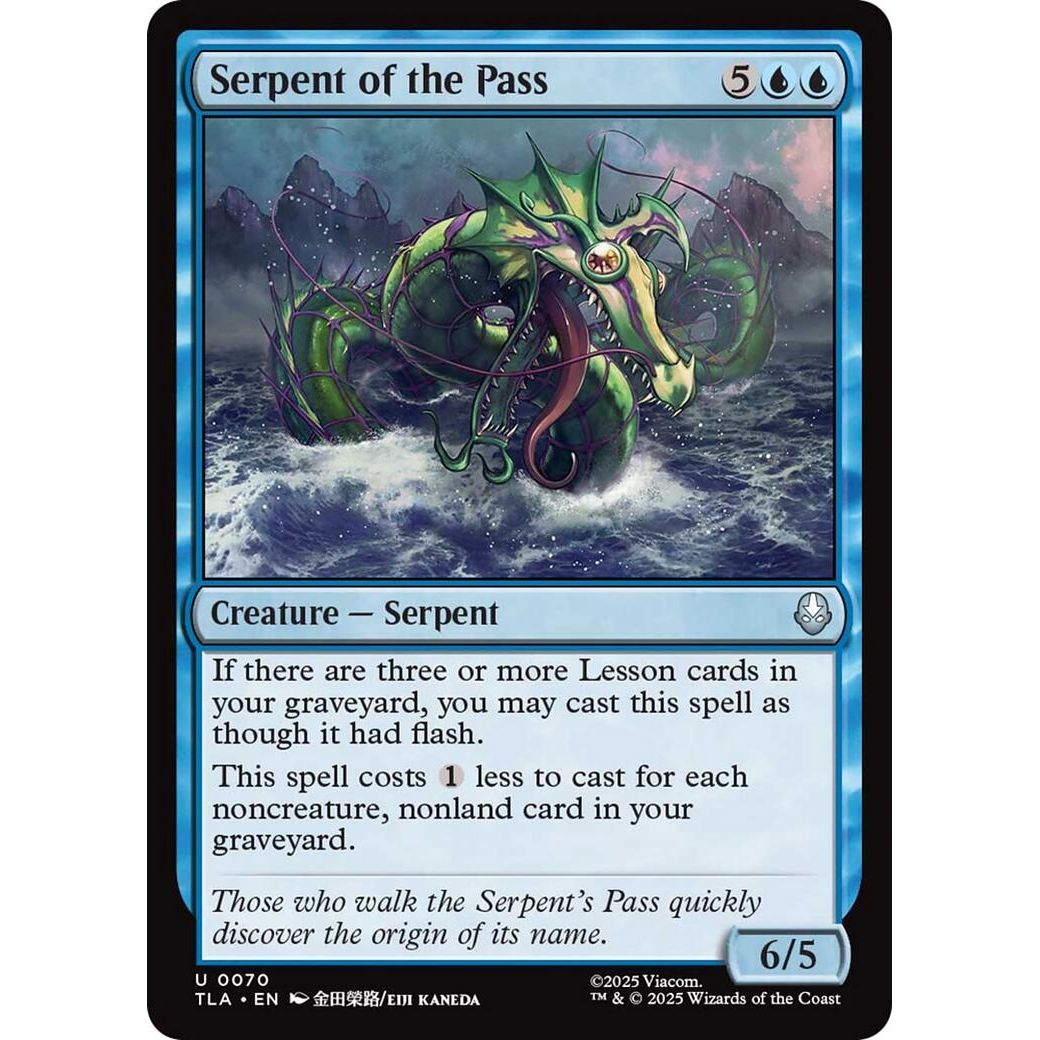 Image for Serpent of the Pass (70) (TLA) - Magic: The Gathering