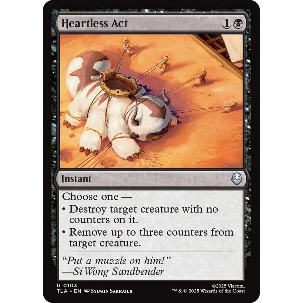 Image for Heartless Act (103) (TLA) - Magic: The Gathering