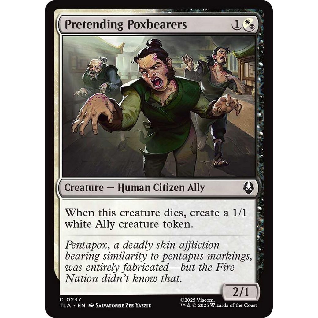 Image for Pretending Poxbearers (237) (TLA) - Magic: The Gathering