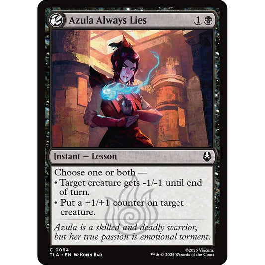Image for Azula Always Lies (84) (TLA) - Magic: The Gathering