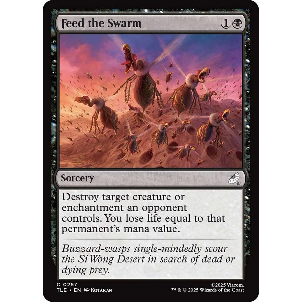 Image for Feed the Swarm (257) (TLE) - Magic: The Gathering