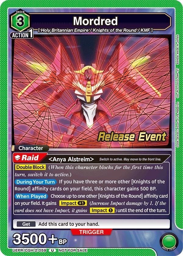 Image for Mordred (UEPR/CGH-2-059) (UEX03BT_RE) - Union Arena