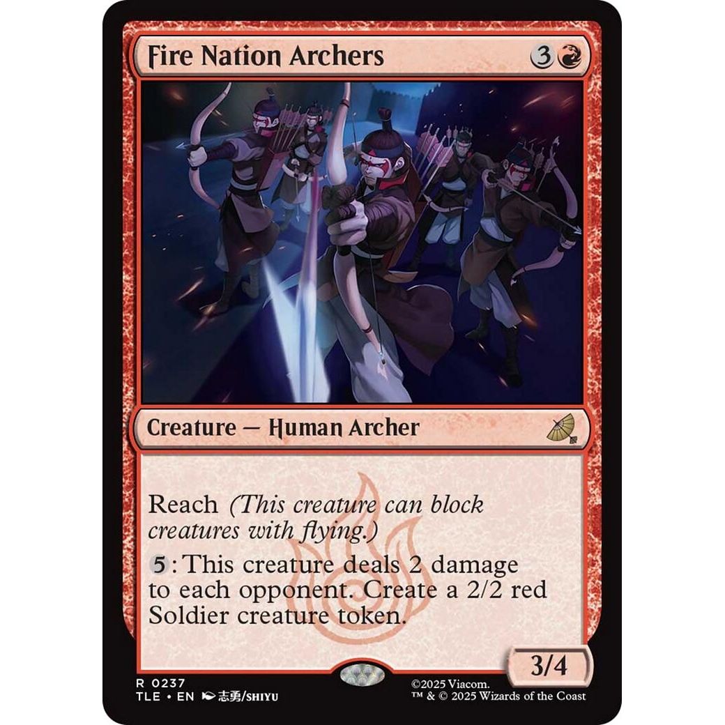 Image for Fire Nation Archers (237) (TLE) - Magic: The Gathering