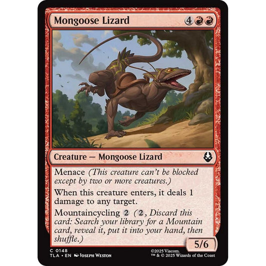 Image for Mongoose Lizard (148) (TLA) - Magic: The Gathering