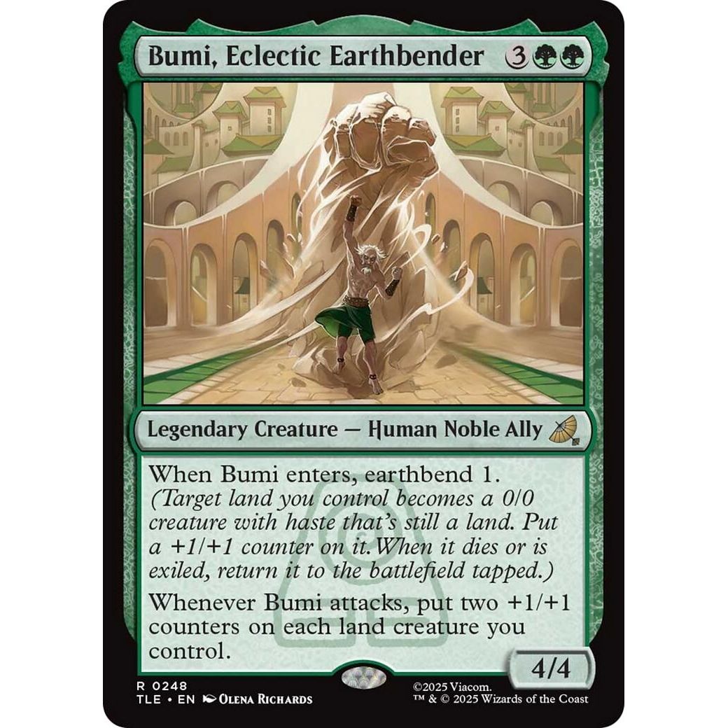 Image for Bumi, Eclectic Earthbender (248) (TLE) - Magic: The Gathering
