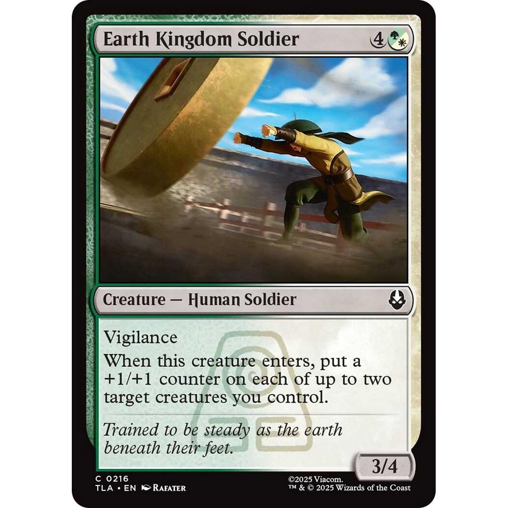 Image for Earth Kingdom Soldier (216) (TLA) - Magic: The Gathering