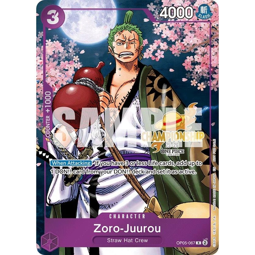 Image for Zoro-Juurou (CS 25-26 Event Pack) (OP05-067) (OP-PR) - One Piece Card Game