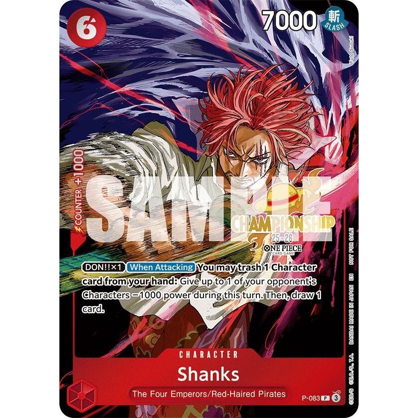 Image for Shanks (CS 25-26 Event Pack) (P-083) (OP-PR) - One Piece Card Game