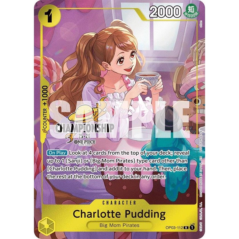 Image for Charlotte Pudding (112) (CS 25-26 Celebration Pack) (OP03-112) (OP-PR) - One Piece Card Game