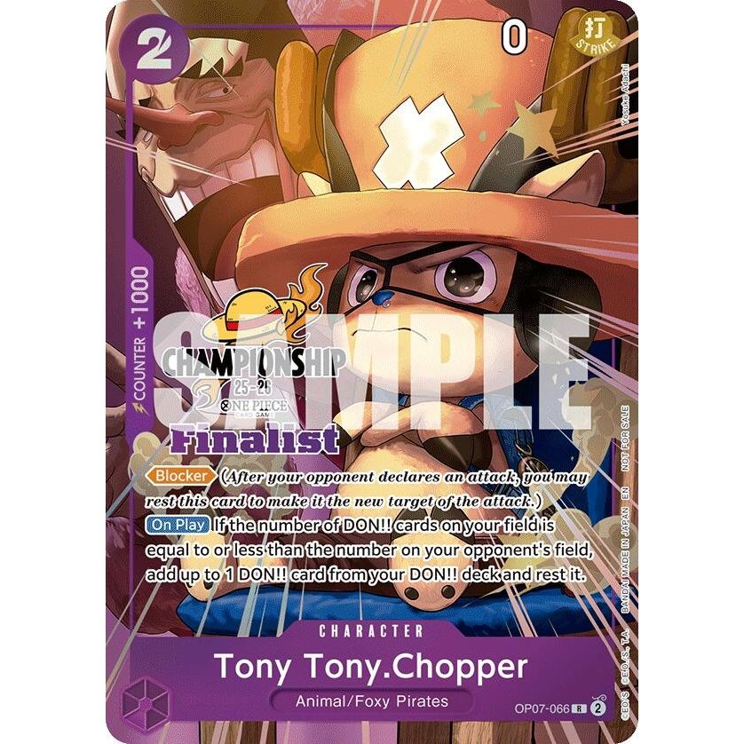 Image for Tony Tony.Chopper (CS 25-26 Finalist Card Set 1) (OP07-066) (OP-PR) - One Piece Card Game