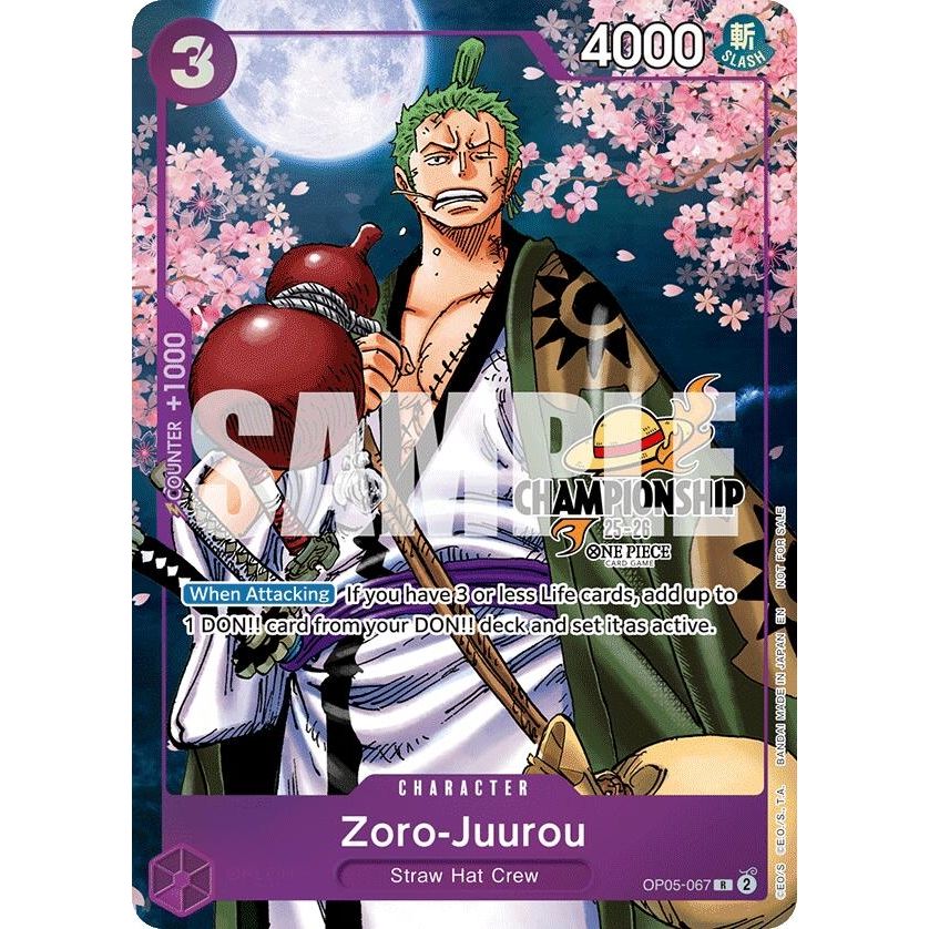 Image for Zoro-Juurou (CS 25-26 Event Pack Finalist Ver.) (OP05-067) (OP-PR) - One Piece Card Game