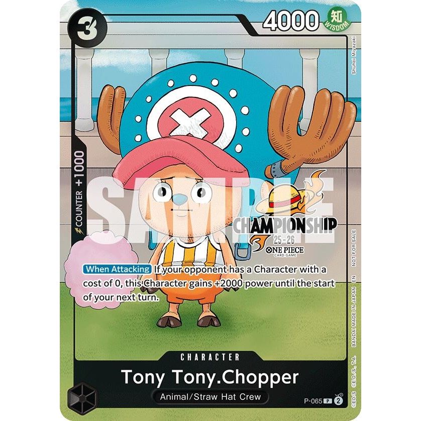 Image for Tony Tony.Chopper (CS 25-26 Event Pack Finalist Ver.) (P-065) (OP-PR) - One Piece Card Game