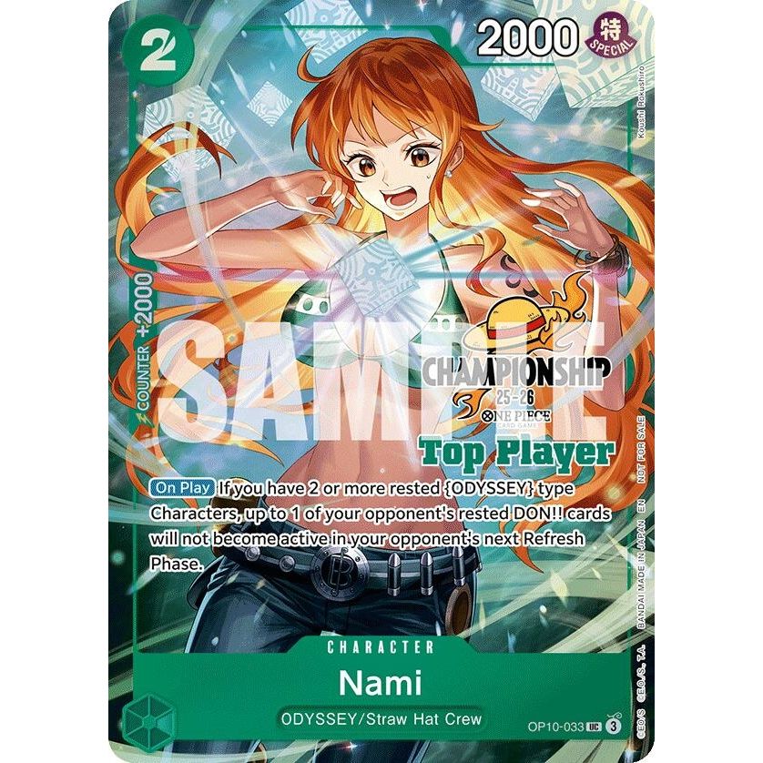 Image for Nami (CS 25-26 Top Player Pack) (OP10-033) (OP-PR) - One Piece Card Game
