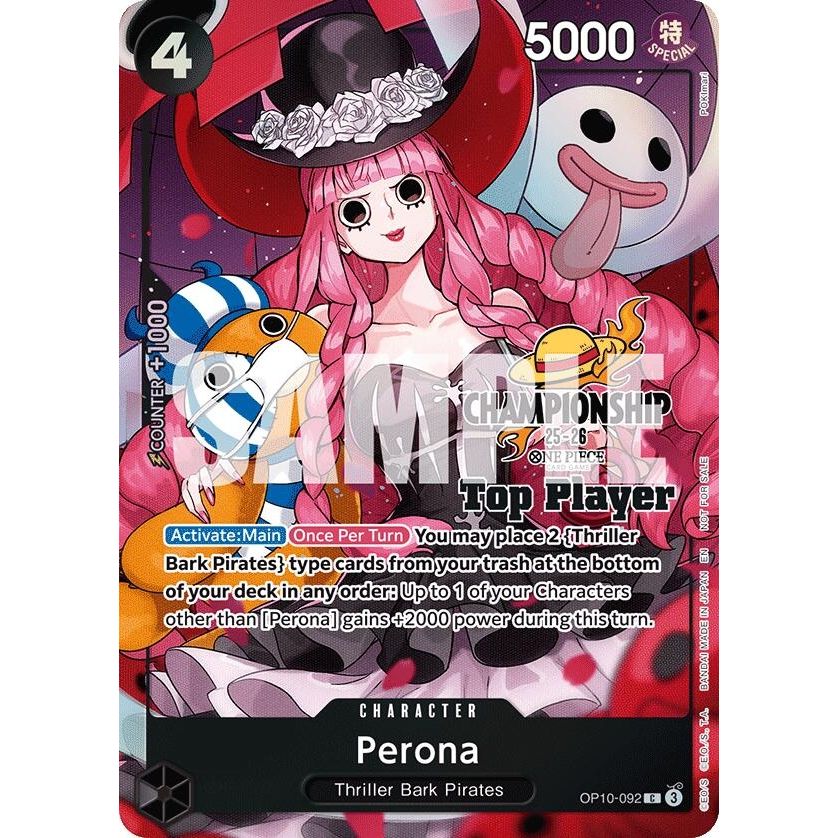 Image for Perona (CS 25-26 Top Player Pack) (OP10-092) (OP-PR) - One Piece Card Game
