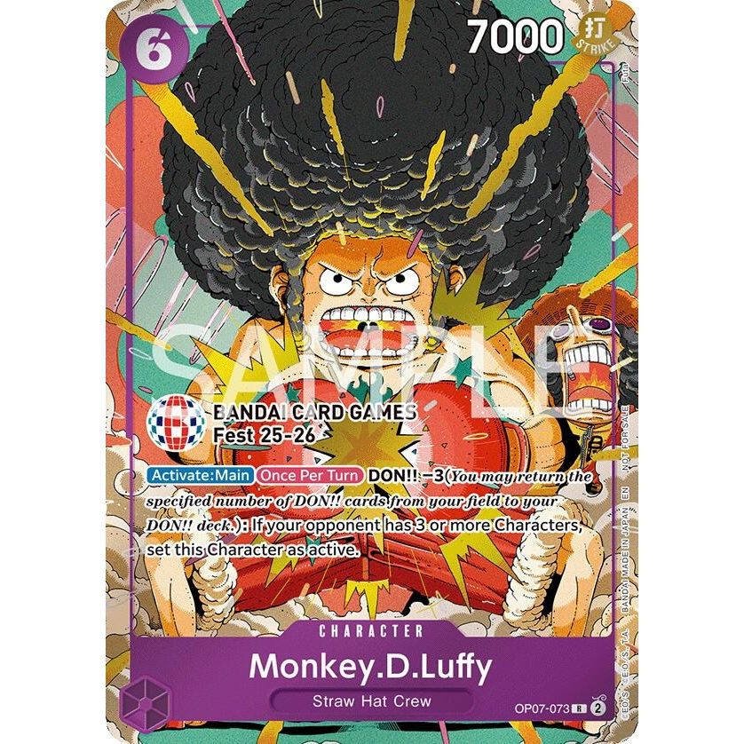 Image for Monkey.D.Luffy (BANDAI Card Games Fest 25-26) (OP07-073) (OP-PR) - One Piece Card Game