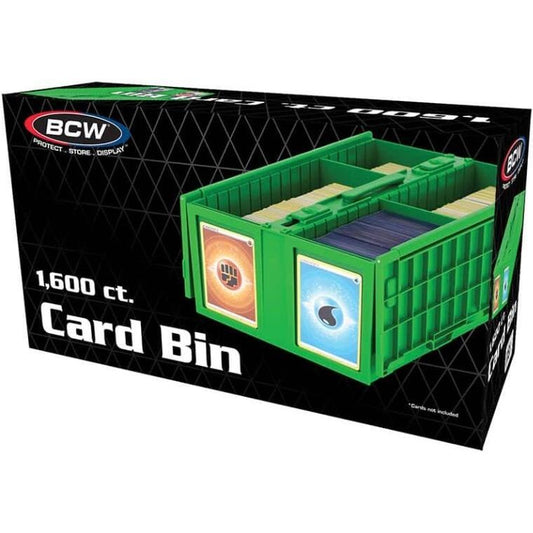Image for 1600 Collectible Card Bin - Green - Deck Boxes