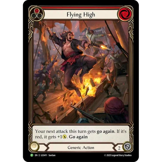 Image for Flying High (Red) - LGS411 (LGS411) (PR) - Flesh and Blood TCG