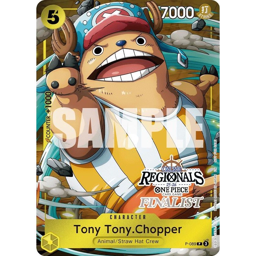 Image for Tony Tony.Chopper (Online Regional Finalist Card Set 2025 Vol.2) (P-089) (OP-PR) - One Piece Card Game