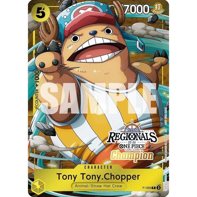 Image for Tony Tony.Chopper (Online Regional Champion Card Set 2025 Vol.2) (P-089) (OP-PR) - One Piece Card Game