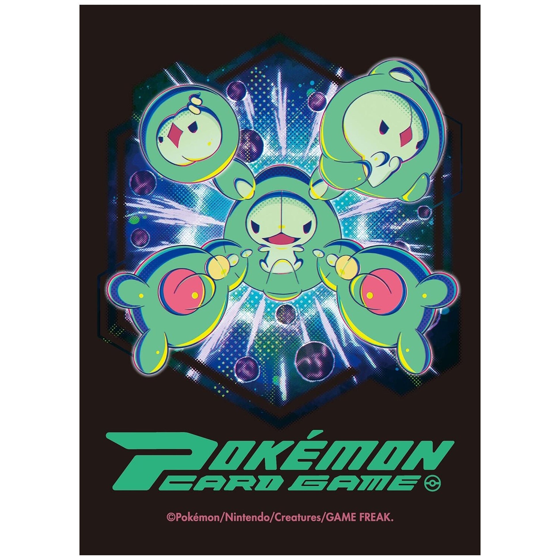 Image for Pokemon TCG: Pokemon Center Exclusive Card Sleeves - PSYCHO CYBER Unilan Doublelan Rankurus (64-Pack) - Card Sleeves