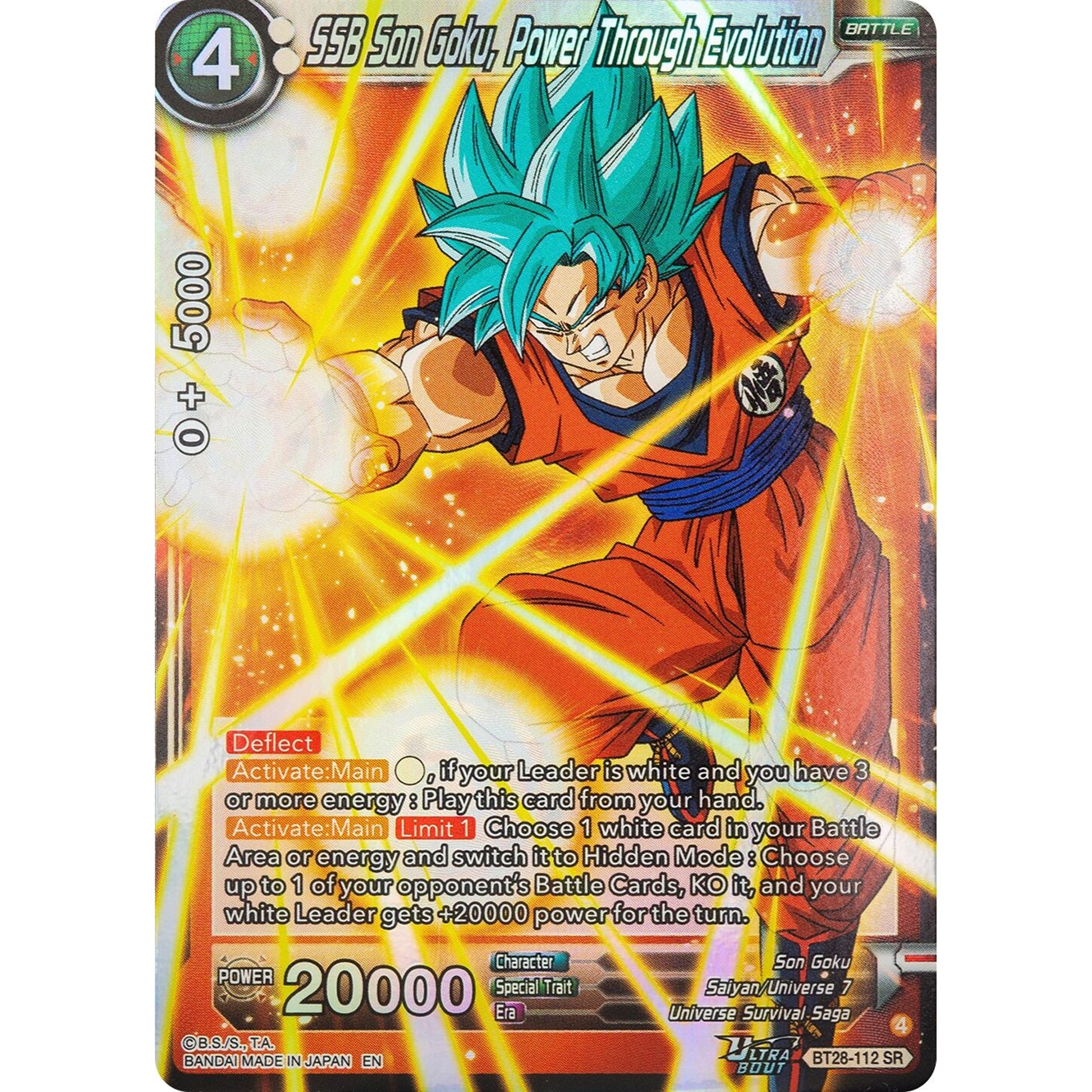 Image for SSB Son Goku, Power Through Evolution (BT28-112) (BT28) - Dragon Ball Super: Masters