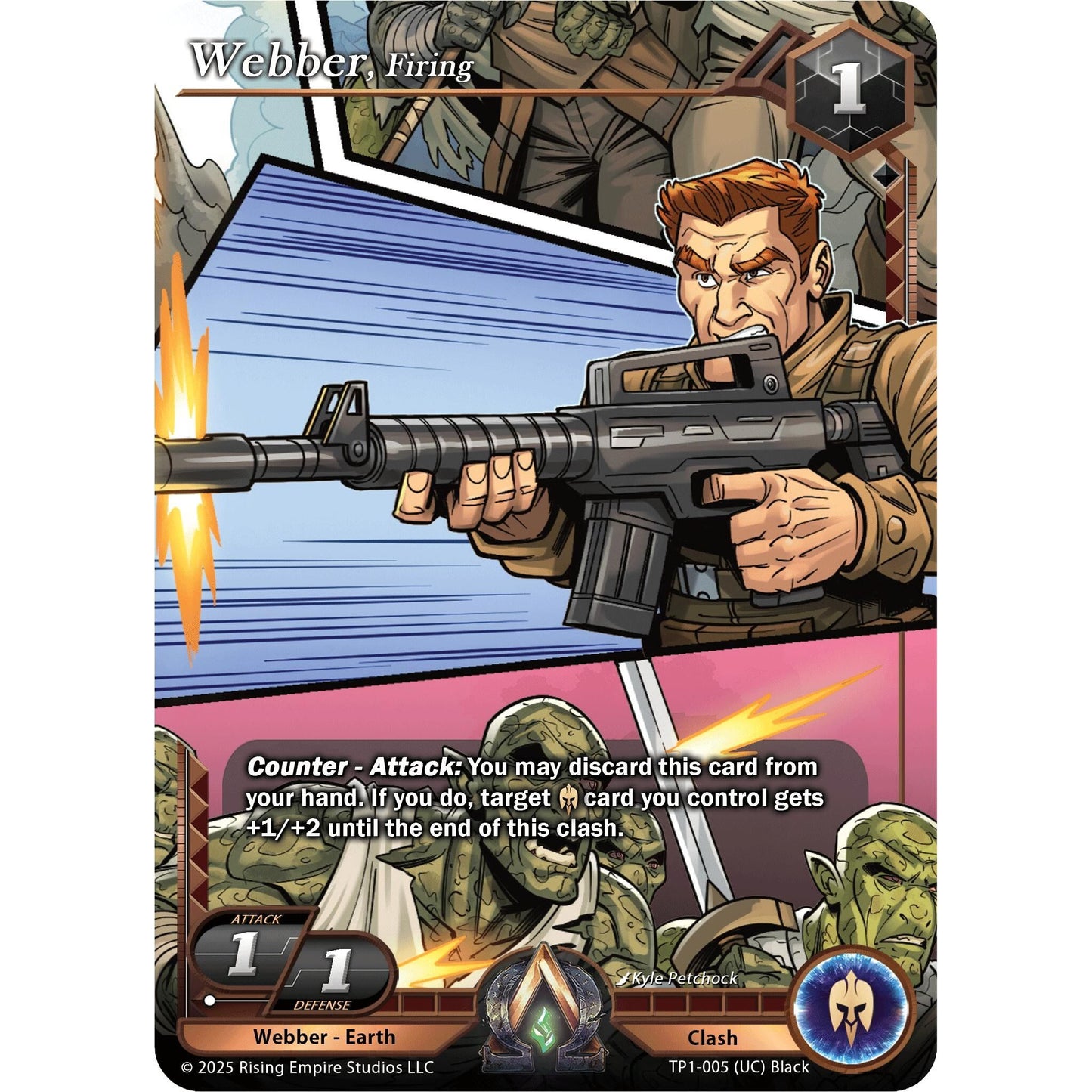 Image for Webber, Firing (TP1-005) (TP1) - Alpha Clash